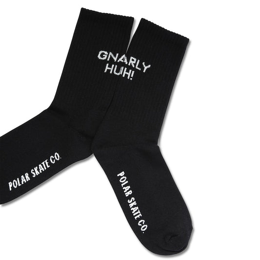 Gnarly Huh Socks (Black)