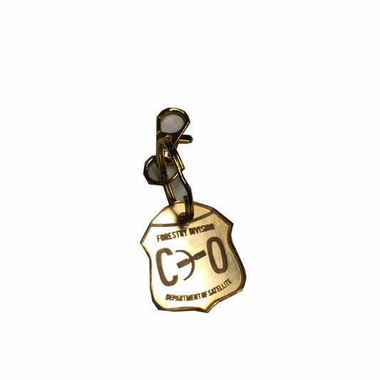 Forestry Division Keychain (Gold)
