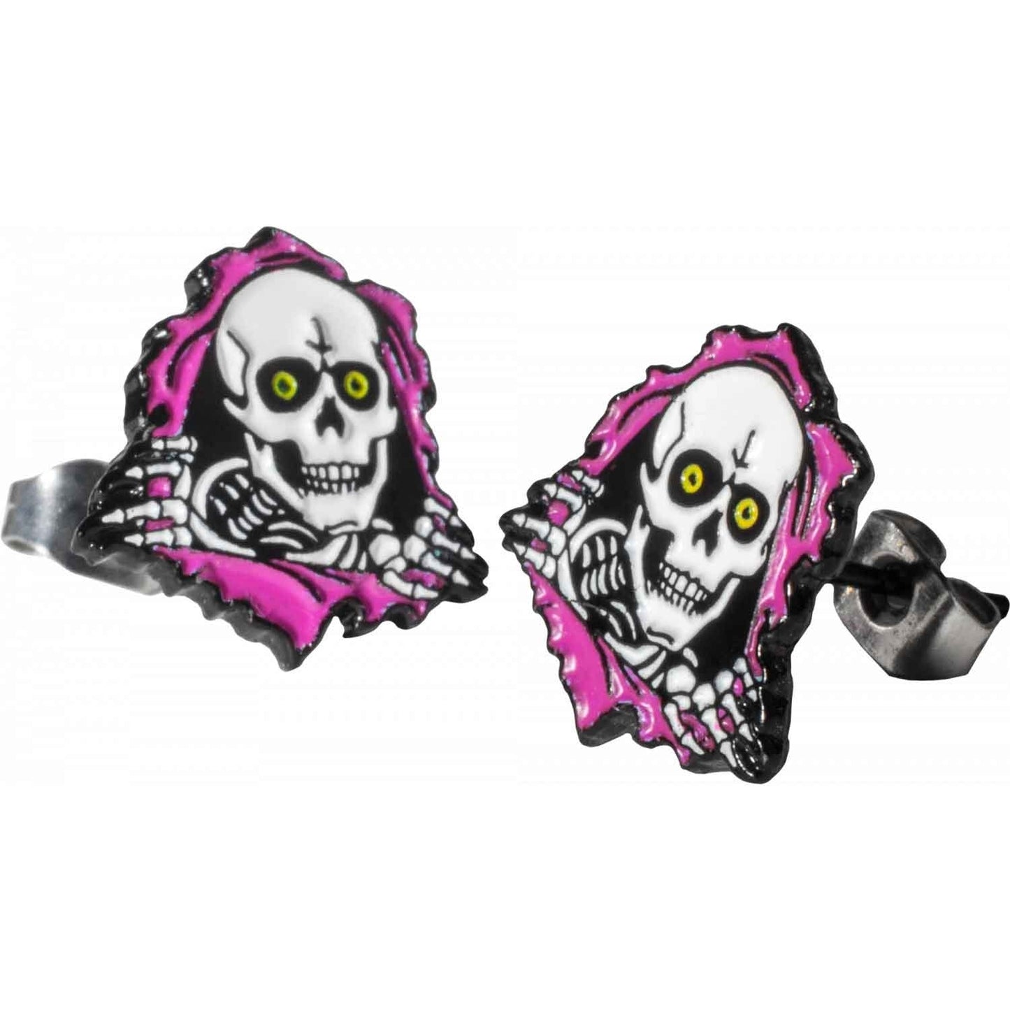 Ripper Earrings (Pink)
