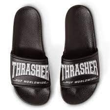 X Thrasher Slides (Black)